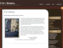 Tablet Screenshot of elbindery.com